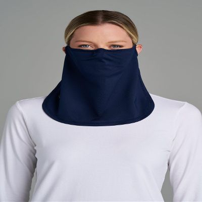 Coolibar UV Face Shield - UPF 50+ Sun Protection - Crestone in Navy