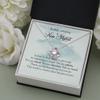 MASTERJEW Love Knot Necklace Hair Stylist Gift for Women view 2