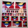 ANTIGUA BARBUDA Mixed Sizes of Country Flag Vinyl Stickers view 1