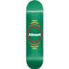 Almost Reflex Skateboard Deck -7.37 Green Hyb - (Bundled with Free 1'' Hardware Set) view 1