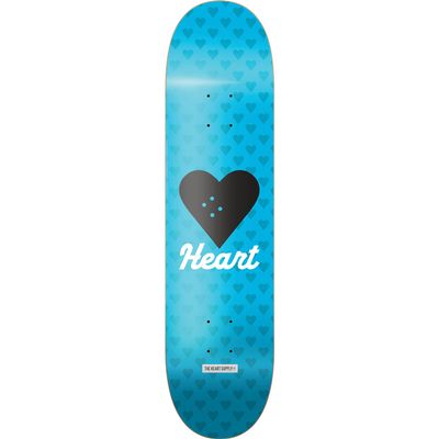 Universo Brands The Heart Supply Vertical Flow Neon Skateboard Deck -8.25 Blue - (Bundled with Free 1'' Hardware Set)