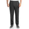 Fruit of The Loom Men's Eversoft Fleece Open Bottom Sweatpants with Pockets, Relaxed Fit, Moisture Wicking, Breathable, Black Heather, Medium view 1