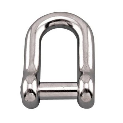 Suncor Stainless 316 Straight D Shackle 3/4'' NO SNAG PIN (S0115-NS20)