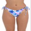 Hobie womens Side Tie Tanga Swimsuit Bikini Bottoms, Multi Palm Beach, X-Small US view 1