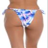 Hobie womens Side Tie Tanga Swimsuit Bikini Bottoms, Multi Palm Beach, X-Small US view 2