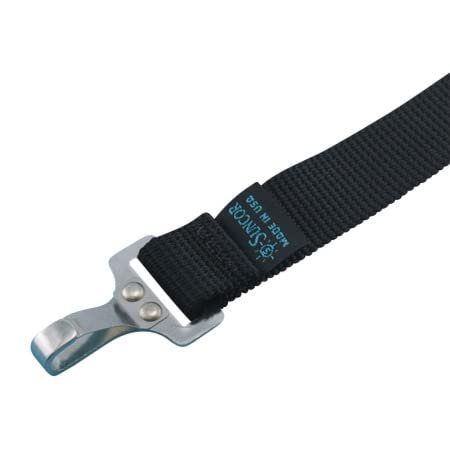 WEBBING W/BIMINI HOOK 304 STAINLESS STEEL 1" X 48" (S0234-0004)
