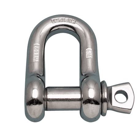 Suncor Stainless Steel 316-NM Chain Shackle 7/8" Oversize PIN (S0115-FS22)