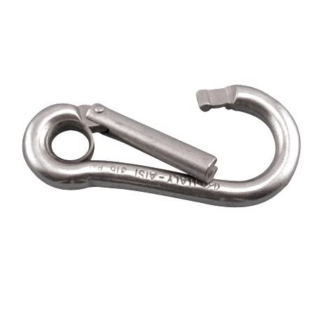 316 Stainless Steel Special GATE Spring Clip Carabiner 3/8"-.45" (S0143-0100)
