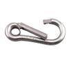 316 Stainless Steel Special GATE Spring Clip Carabiner 3/8"-.45" (S0143-0100) view 1