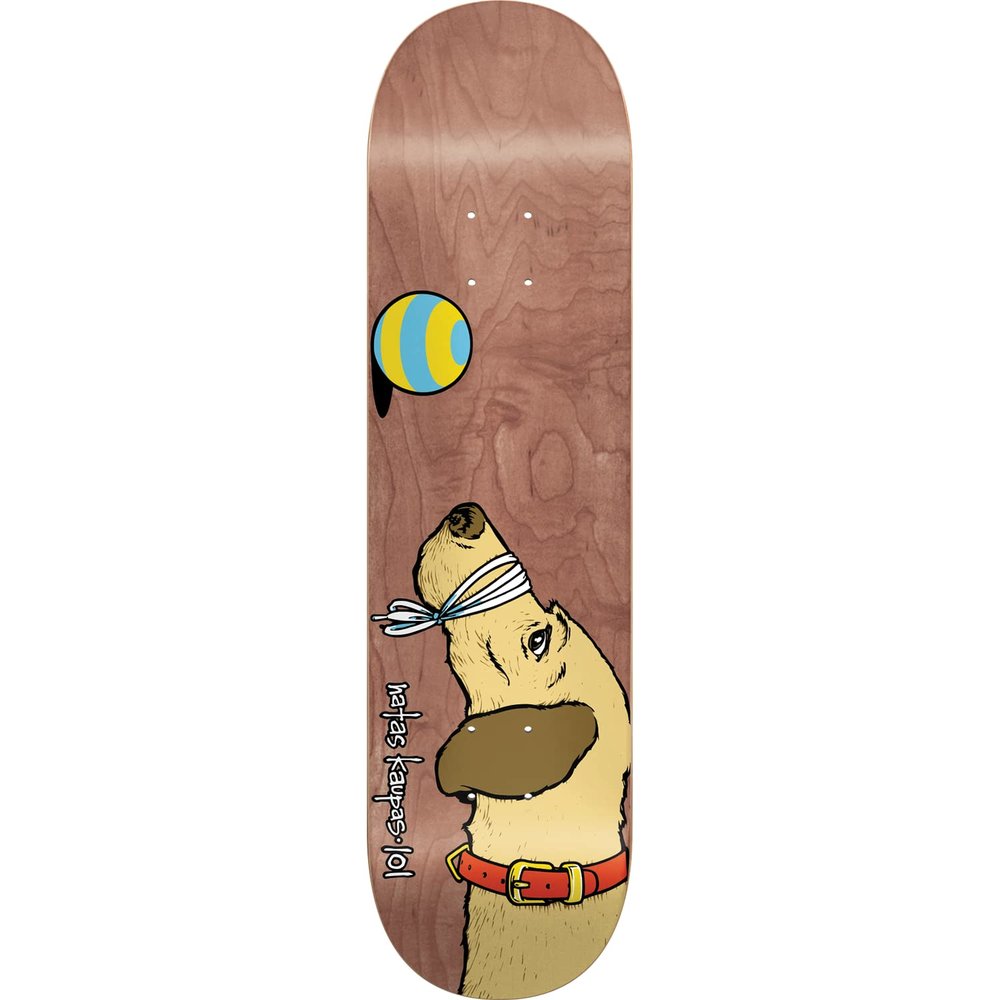101 Natas Dog Skateboard Deck -8.25 Brown HT - Assembled AS Complete Skateboards