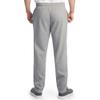 Fruit of The Loom Men's Eversoft Fleece Open Bottom Sweatpants with Pockets, Relaxed Fit, Moisture Wicking, Breathable, Grey Heather, XX-Large view 2