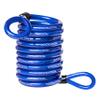 DocksLocks Weatherproof Coiled Security Cable (5ft to 25ft Lengths) with Reinforced Looped Ends, Anti-Theft Protection for Kayaks, Bikes, Paddleboards, Outdoor Equipment, Bicycles and More 10ft view 1