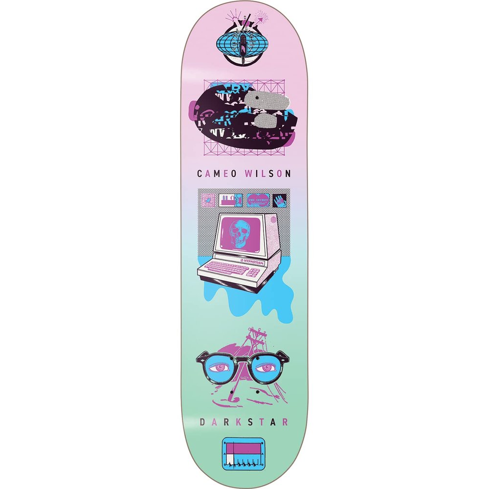 Darkstar Wilson New Abnormal Skateboard Deck -8.12 R7 - (Bundled with Free 1'' Hardware Set)