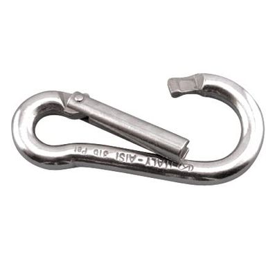 316 Stainless Steel Special GATE Spring Clip Carabiner 5/16" (S0142-0080)