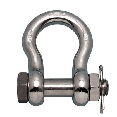 Suncor Stainless Bolt Anchor Shackle FS 1-1/4" 316-NM