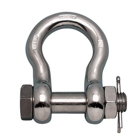 Suncor Stainless Bolt Anchor Shackle FS 1-1/4" 316-NM