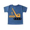 Crane Machine Tee, Personalized Birthday Party Shirt (4T, Heather Blue) view 1