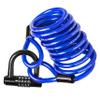 DocksLocks Anti Theft Steel Cable U-Lock, 25ft, Weatherproof, Cut Proof, Easy to Use, Lightweight view 1