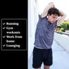 [5 Pack] Mens Workout Short Sleeve Dry Fit T Shirts Quick Dry Active Athletic Crewneck Running Gym Moisture Wicking Tee Tops view 4