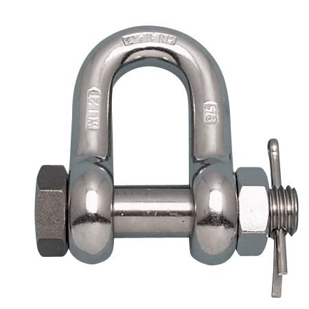 Suncor Stainless Steel 316-NM Bolt Chain Shackle 1/2" (S0115-SA13)