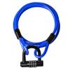 DocksLocks Security Cable Lock Set (5' to 25') Looped Ends, Weatherproof, Keyless Compact U-Lock with Combination, Anti-Theft for Bikes, Equipment 5ft view 1