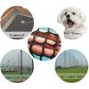KFGDFD Nylon Rope Safety Net Football Field Basketball Court Fence Isolation Net No Knot Net Table Tennis Badminton Block Customizable Color : 10cm mesh, Size : 10x10m(33x33ft) view 2