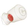 Portable Fishing Cage , Stainless Steel Mesh Fishing Bait Storage Cage , to Floating Fish Basket with Floating Bowl , for Outdoor Fishing(33cm in Diameter) view 1