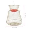 Portable Fishing Cage , Stainless Steel Mesh Fishing Bait Storage Cage , to Floating Fish Basket with Floating Bowl , for Outdoor Fishing(33cm in Diameter) view 2