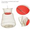 Portable Fishing Cage , Stainless Steel Mesh Fishing Bait Storage Cage , to Floating Fish Basket with Floating Bowl , for Outdoor Fishing(33cm in Diameter) view 3