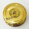Collectible Brass Flat Compass Marine 1920 Compass Brass Finish with Leather Box view 3