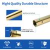 UMEKEN Spinning Static Dance Pole Portable Removable Adjustable 45mm Dancing Pole for Home Exercise Club Party Pub, Dancer Pole for Beginners and Professionals 440lb Weight Capacity, Gold view 2
