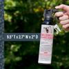Sabre Frontiersman 9.2 fl oz. Bear Spray, Maximum Strength 2.0% Major Capsaicinoids, Powerful 35 ft. Range Bear Deterrent and Bear Horn with Locking Top view 4