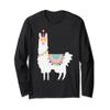 Cryptocurrency Llama Hodl BTC Crypto Alpaca Bitcoin Long Sleeve T-Shirt view 1
