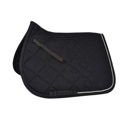 Whitaker Carnaby Horse Saddlepad (Full) (Black)