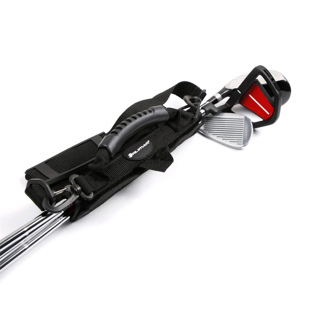 Orlimar Grab n Go Portable Black Golf Club Carrier/Small Lightweight Mini Golf Club Carry Bag for a Few Clubs, Range Travel Men Women Kids with Carrying Shoulder Strap