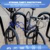 DocksLocks Security Cable Lock Set (5ft to 25ft Lengths)  Weatherproof, Looped Ends, Coiled, Compact, Includes U-Lock, Anti-Theft for Bikes, Patio Furniture, Kayaks, Outdoor Equipment 5ft view 2