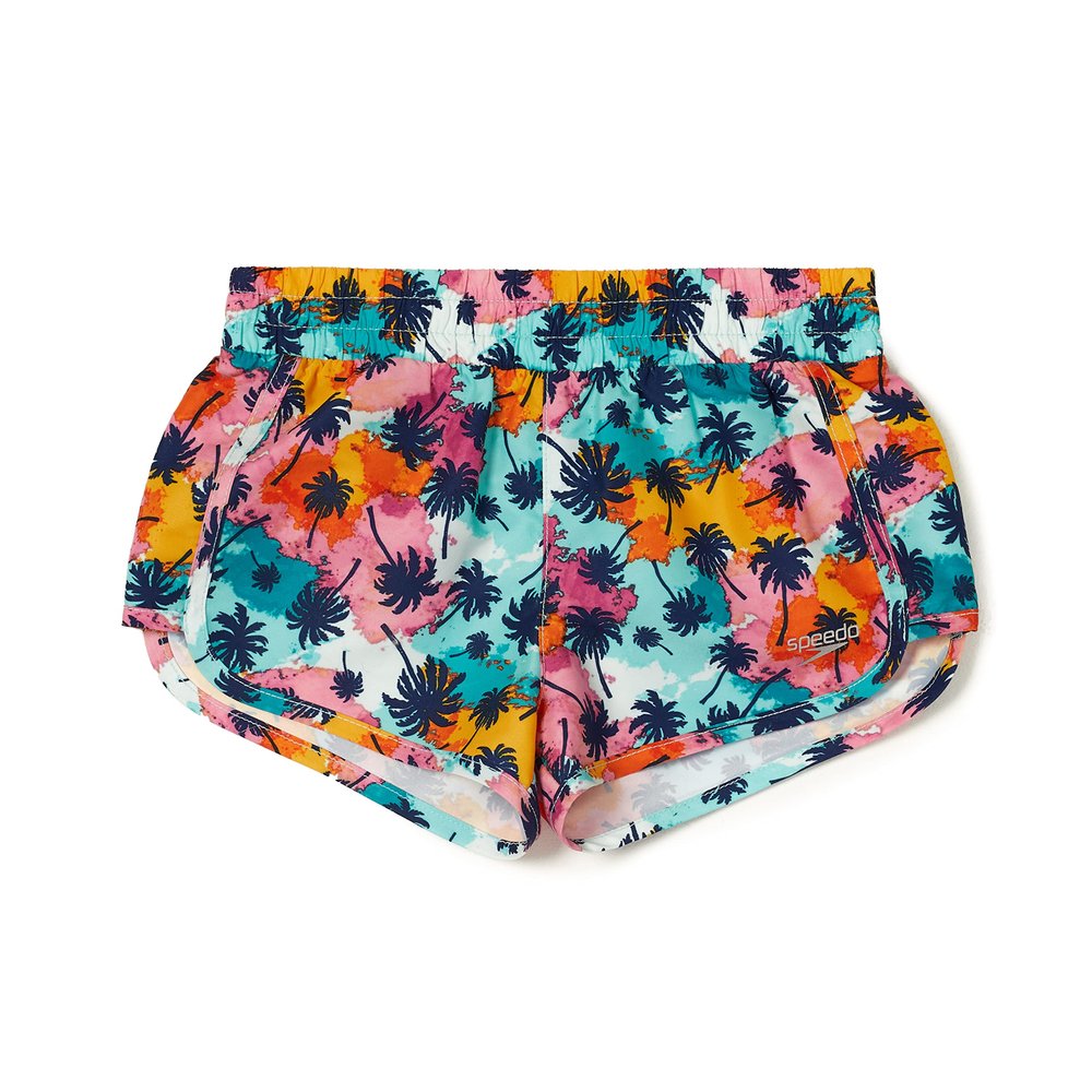 Speedo Girl's Swimsuit Bottom Short Length Boardshort Enamel Blue