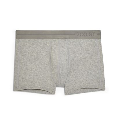 2(X)IST Men's Dream Luxe Low Rise Trunk Grey Heather