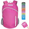 BEMYGREENBAG 35L Foldable Waterproof Backpack For Outdoor Sports With Inside Wet Clothes Compartment Packable For Multiple Uses Ultra Lightweight Ideal For Hiking Men And Women Travel(Pink) view 1