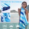 2 Pack Microfiber Beach Towel, Oversized Microfiber Pool Towel 75x 35, Sand-Free Beach Towel, Quick Drying Camping Towel, Super Absorbent Bath Blanket, Soft Breathable and Lightweight view 4