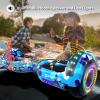 SIMATE Hoverboard, Bluetooth All Terrain Hover Boards with LED Lights and APP Control, Gifts for Kids Adults Girls Boys, for All Ages view 2