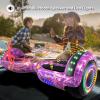 SIMATE Hoverboard, Bluetooth All Terrain Hover Boards with LED Lights and APP Control, Gifts for Kids Adults Girls Boys, for All Ages view 2