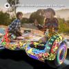 SIMATE Hoverboard, Bluetooth All Terrain Hover Boards with LED Lights and APP Control, Gifts for Kids Adults Girls Boys, for All Ages view 2