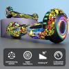 SIMATE Hoverboard, Bluetooth All Terrain Hover Boards with LED Lights and APP Control, Gifts for Kids Adults Girls Boys, for All Ages view 3