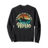 A woman's place is on her horse - Horse Equestrians Sweatshirt view 1