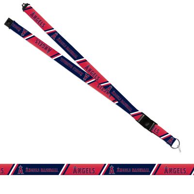 Rico Industries MLB Los Angeles Angels Premium Lanyard 18" Inches Long, Button Clip, and Breakaway End
