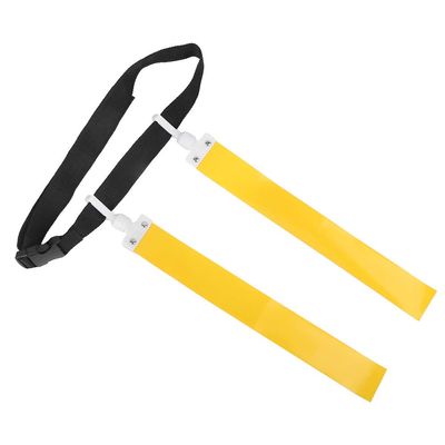 Shanrya Sports Belt, PVC Nylon Air Burden Pressure Release Buckle Belt Sports Soccer Belt Football Waist Tag Football Belt, Sports Fan Football Equipment for Indoor Outdoor