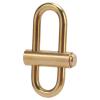 FASJ Brass Lock Clip Key Holder, Lightweight Portable Wear Resistant Slide Locking Carabiner for Camping view 1