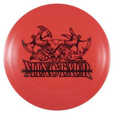 Divergent Discs | Minotaur | Disc Golf Fairway Driver | Max Grip (Red)
