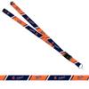 Rico Industries MLB Detroit Tigers Premium Lanyard 18" Inches Long, Button Clip, and Breakaway End view 1